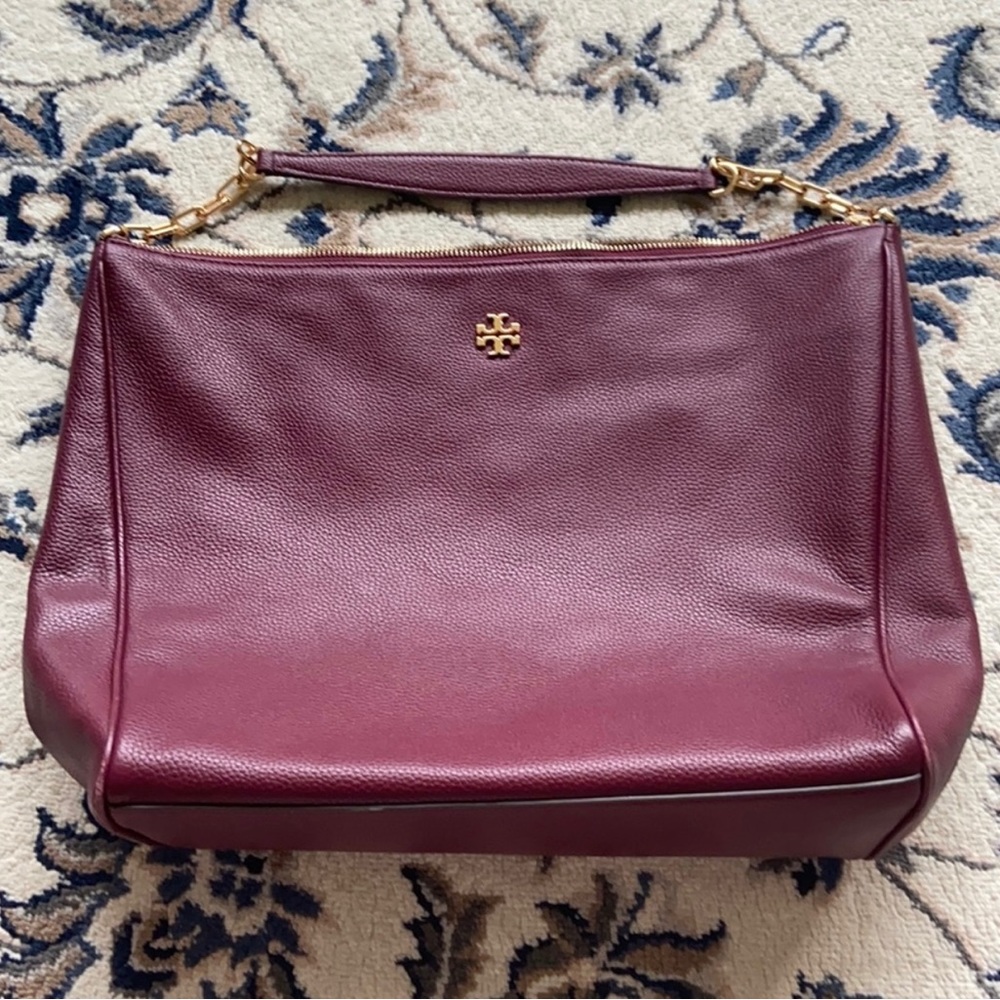 Tory Burch shoulder bag, color wine - AUTHENTIC